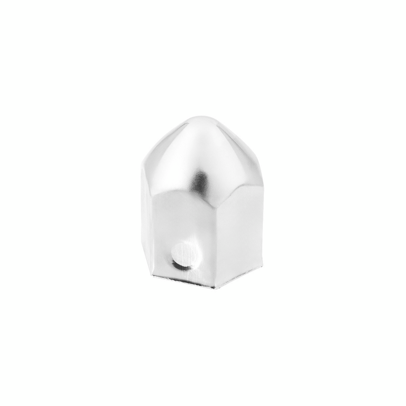 UP-10003 1-1/2" X 2-1/4" Chrome Steel Pointed Nut Cover