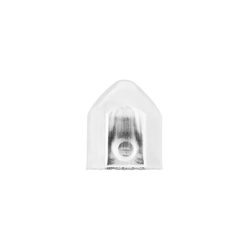 UP-10003 1-1/2" X 2-1/4" Chrome Steel Pointed Nut Cover