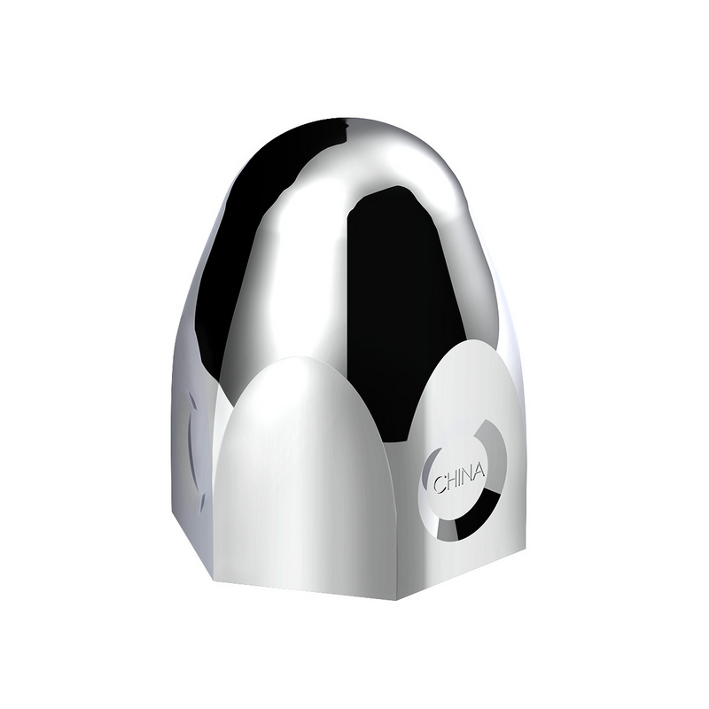 UP-10004 1-1/2" X 2" Chrome Steel Bullet Nut Cover