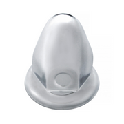 UP-10005 33mm X 2-1/8" Chrome Steel Bullet Nut Cover With Flange
