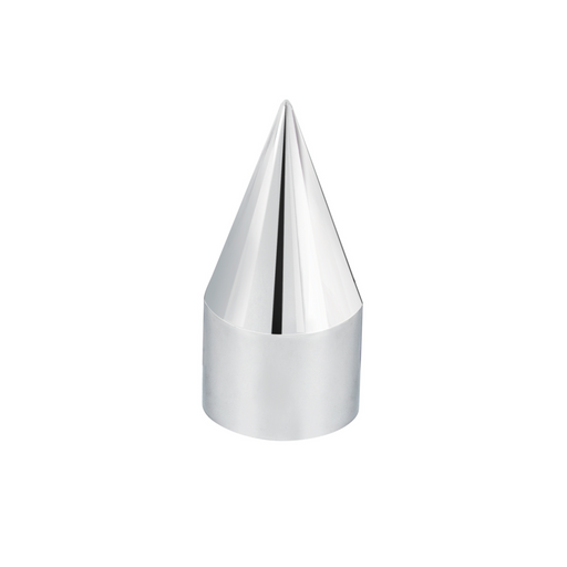 UP-10007CB 33mm X 4-1/8" Chrome Plastic Spike Nut Covers - Thread-On (60-Pack)