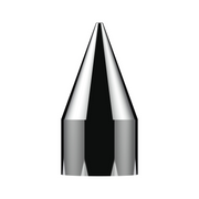 UP-10007 33mm X 4-1/8" Chrome Plastic Spike Nut Covers - Thread-On (Box of 10)