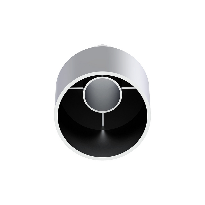 UP-10007 33mm X 4-1/8" Chrome Plastic Spike Nut Covers - Thread-On (Box of 10)