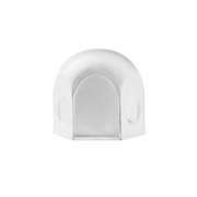 UP-10010P 1-1/8" x 1-1/4" Chrome Steel Standard Nut Covers (10-Pack)