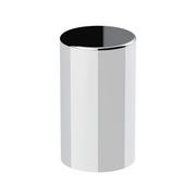 UP-10013B 33mm x 3-1/2" Chrome Plastic Cylinder Nut Cover - Thread-On (Bulk)