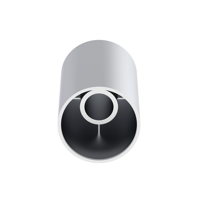 UP-10013B 33mm x 3-1/2" Chrome Plastic Cylinder Nut Cover - Thread-On (Bulk)