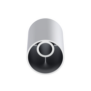 UP-10013 33mm x 3-1/2" Chrome Plastic Cylinder Nut Covers - Thread-On (Color Box of 10)