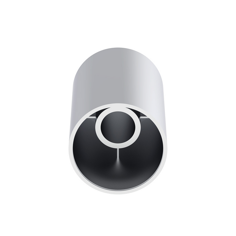 UP-10013 33mm x 3-1/2" Chrome Plastic Cylinder Nut Covers - Thread-On (Color Box of 10)