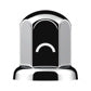 33mm X 2" Chrome Steel Standard Nut Cover With Flange NUT COVER Black