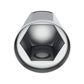 33mm X 2" Chrome Steel Standard Nut Cover With Flange NUT COVER Light Gray