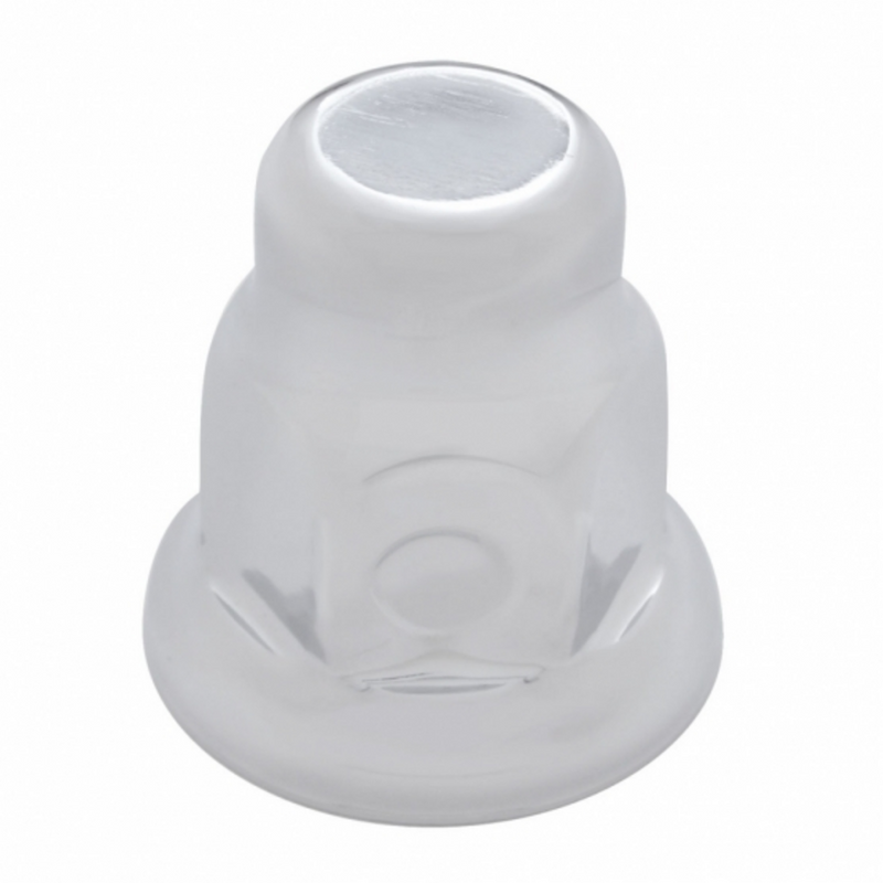 UP-10032C 33mm X 2" Chrome Steel Tall Nut Cover With Flange