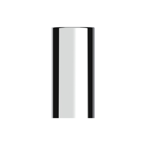 UP-10034B 33mm X 4-1/4" Chrome Plastic Tall Cylinder Nut Cover - Thread-On (Bulk)
