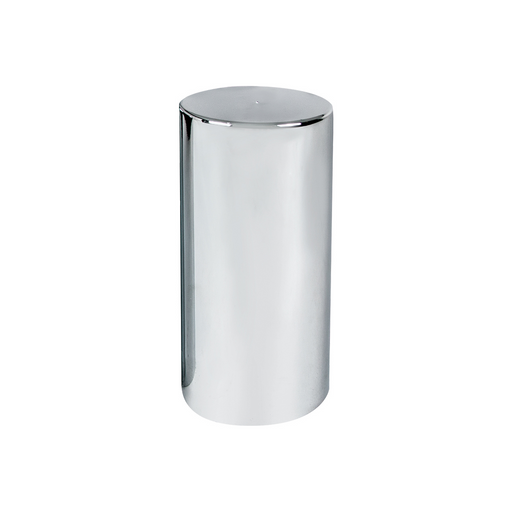 UP-10034CB 33mm X 4-1/4" Chrome Plastic Tall Cylinder Nut Covers - Thread-On (60-Pack)