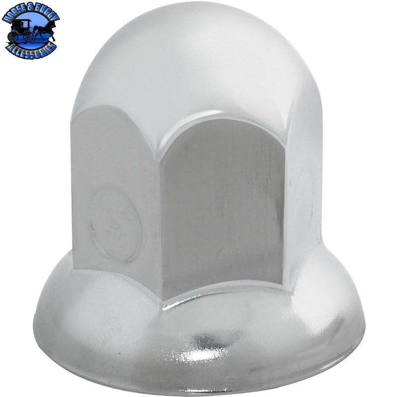 CR. STEEL PUSH-ON NUT COVER W/ FLANGE, 33M/M X 2"
