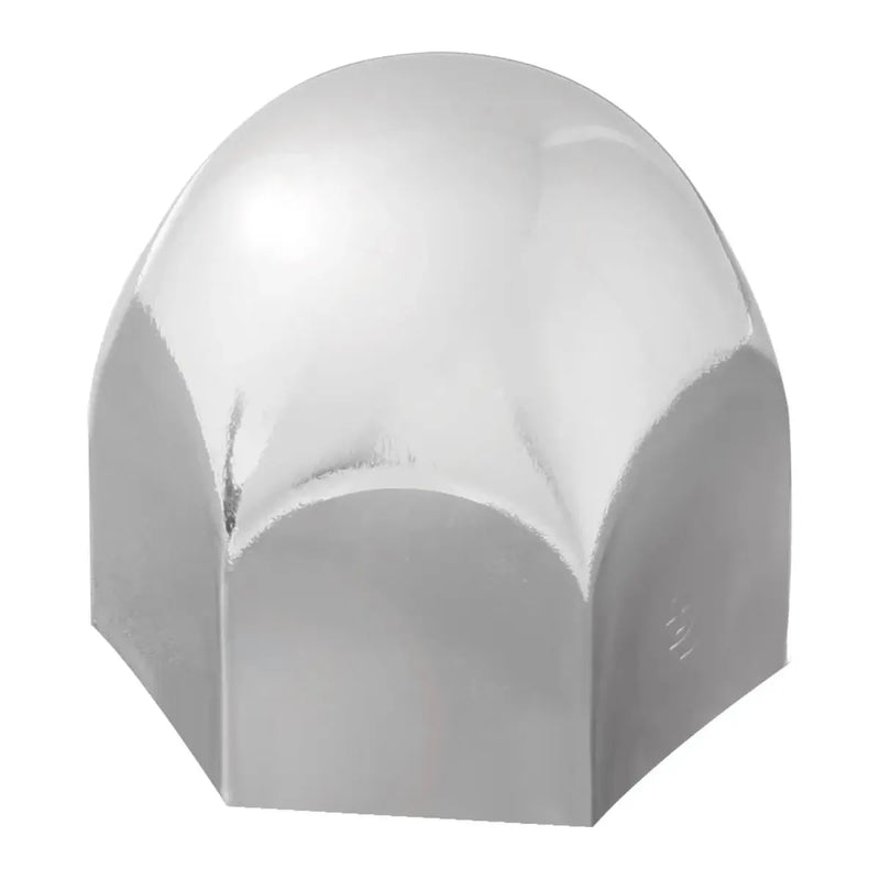 CR. STEEL PUSH-ON NUT COVER 1.5"X1.5" lug nut Gray