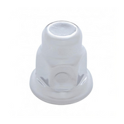 UP-10043P 32mm x 2" Chrome Steel Tall Nut Covers With Flange (10-Pack)