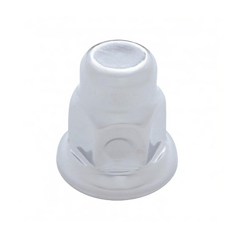 UP-10043P 32mm x 2" Chrome Steel Tall Nut Covers With Flange (10-Pack)