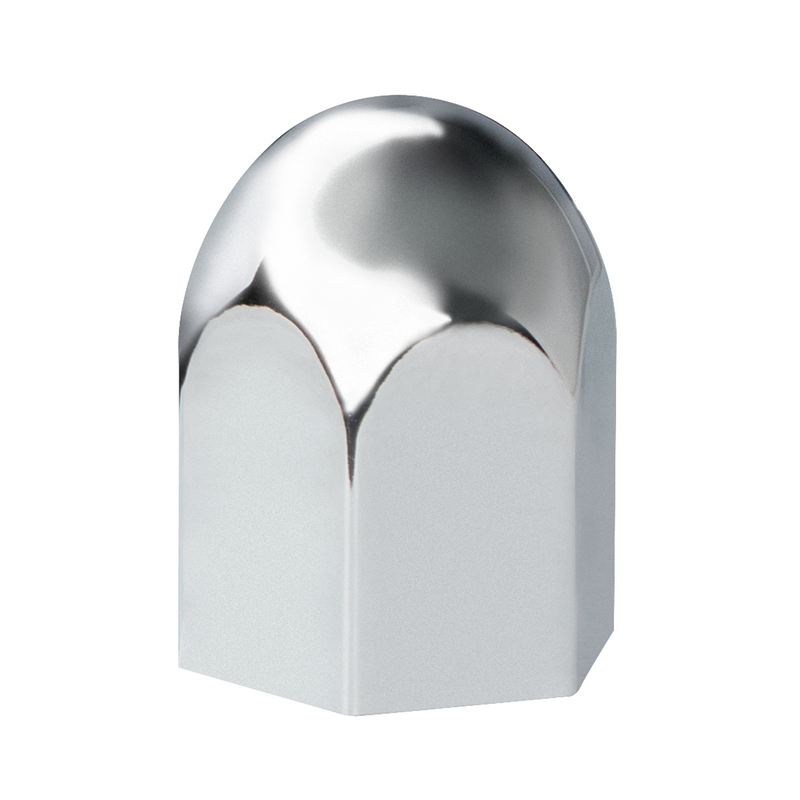 UP-10057B 1-1/2" X 2-1/4" Chrome Plastic Standard Nut Cover - Push-On (Bulk)