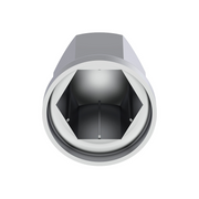 UP-10058 33mm X 2-7/16" Chrome Plastic Standard Nut Covers With Flange - Push-On (Color Box of 20)