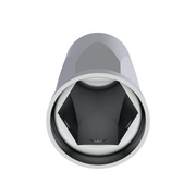 UP-10059 33mm X 3-1/4" Chrome Plastic Tall Nut Covers With Flange - Push-On (Box of 20)