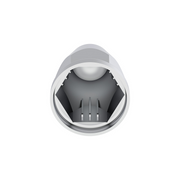 UP-10060B 33mm x 2-5/8" Chrome Plastic Bullet Nut Cover With Flange - Push-On (Bulk)