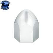 1" X 1 5/8" Chrome Plastic Bullet Nut Cover - Push-On (50-Pack) Light Gray