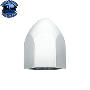 1" X 1 5/8" Chrome Plastic Bullet Nut Cover - Push-On (50-Pack) Light Gray