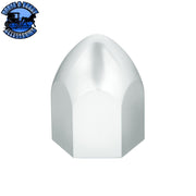 UP-10062P 1" x 1 5/8" Chrome Plastic Bullet Nut Cover - Push-On (10 Pack) NUT COVER Light Gray