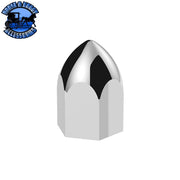 UP-10063P50 11/16" X 1-5/16" Chrome Plastic Bullet Nut Cover - Push-On (50-Pack) NUT COVER Light Gray