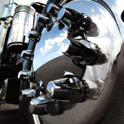 UP-10064B 33mm X 2-3/4" Chrome Plastic Original Nut Cover - Thread-On (Bulk)