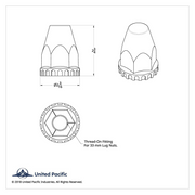 UP-10064B spec drawing