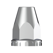 UP-10064 33mm X 2-3/4" Chrome Plastic Original Nut Covers - Thread-On (Box of 10)
