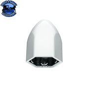 UP-10065P50 9/16" x 15/16" Chrome Plastic Bullet Nut Covers - Push-On (50-Pack) NUT COVER Light Gray