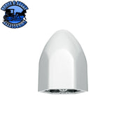 UP-10065P 9/16" x 15/16" Chrome Plastic Bullet Nut Covers - Push-On (10-Pack) NUT COVER Light Gray
