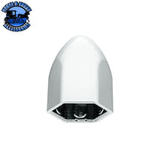 UP-10065P 9/16" x 15/16" Chrome Plastic Bullet Nut Covers - Push-On (10-Pack) NUT COVER Light Gray