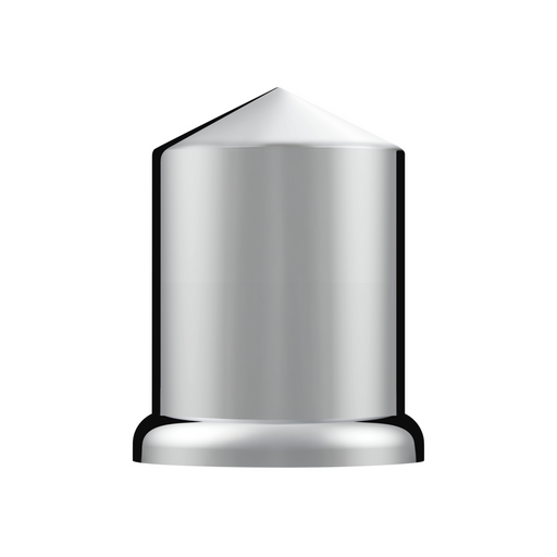 UP-10068 3/4" X 1-1/2" Chrome Plastic Pointed Nut Cover - Push-On