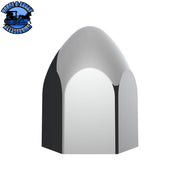 UP-10076P50 15/16" x 1 5/8" Chrome Plastic Bullet Nut Covers - Push-On (50-Pack) NUT COVER Gray