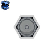 UP-10076P50 15/16" x 1 5/8" Chrome Plastic Bullet Nut Covers - Push-On (50-Pack) NUT COVER Slate Gray