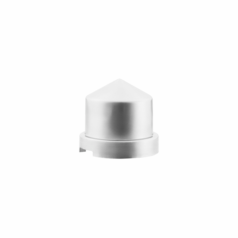 UP-10077P 7/16 x 3/4 Chrome Plastic Pointed Nut Covers - Push-On (10-Pack)
