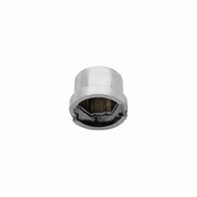 UP-10077P 7/16 x 3/4 Chrome Plastic Pointed Nut Covers - Push-On (10-Pack)