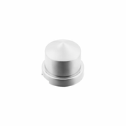 UP-10077 7/16" X 3/4" Chrome Plastic Pointed Nut Cover - Push-On