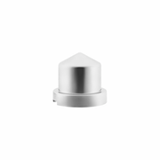 UP-10078P 1/2 x 13/16 Chrome Plastic Pointed Nut Covers - Push-On (10-Pack)