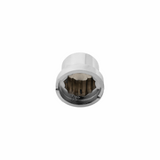 UP-10078P 1/2 x 13/16 Chrome Plastic Pointed Nut Covers - Push-On (10-Pack)