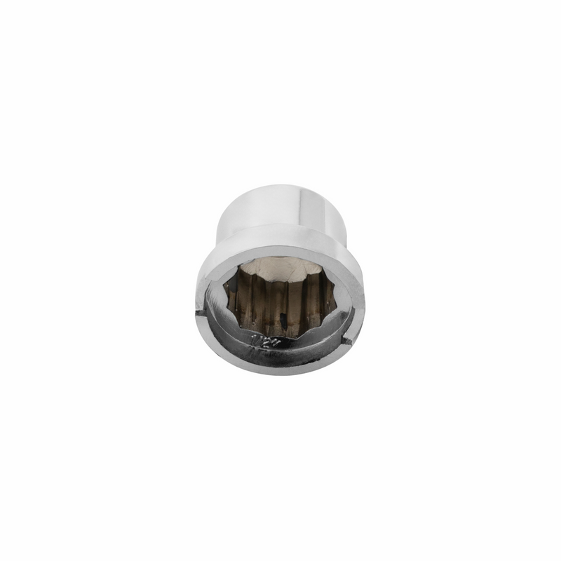 UP-10078P 1/2 x 13/16 Chrome Plastic Pointed Nut Covers - Push-On (10-Pack)
