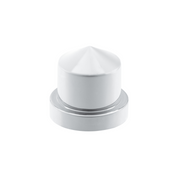 UP-10078 1/2 x 13/16 Chrome Plastic Pointed Nut Cover - Push-On