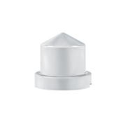 UP-10078 1/2 x 13/16 Chrome Plastic Pointed Nut Cover - Push-On