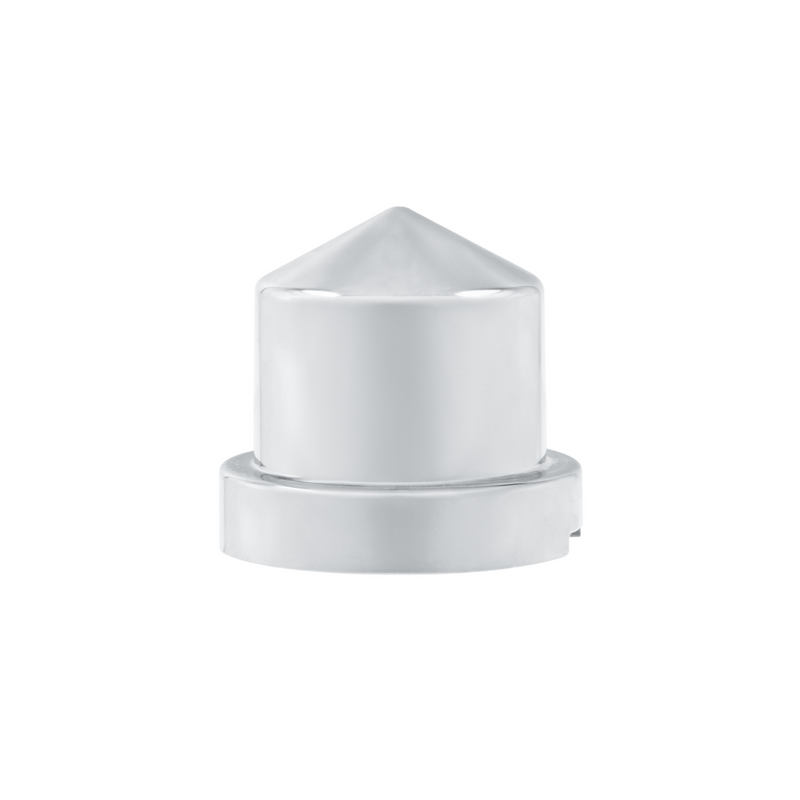 UP-10078 1/2 x 13/16 Chrome Plastic Pointed Nut Cover - Push-On