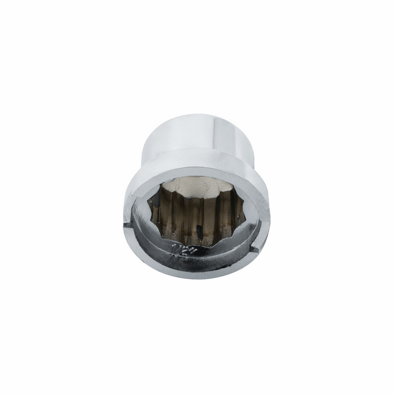 UP-10078 1/2 x 13/16 Chrome Plastic Pointed Nut Cover - Push-On