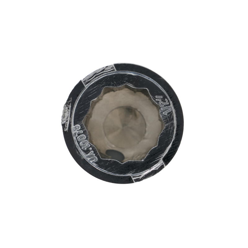 UP-10078 1/2 x 13/16 Chrome Plastic Pointed Nut Cover - Push-On
