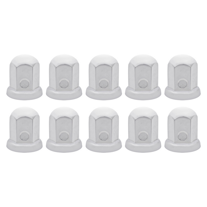 UP-10081P 33mm X 2-1/8 Stainless Standard Nut Covers With Flange (10-Pack)